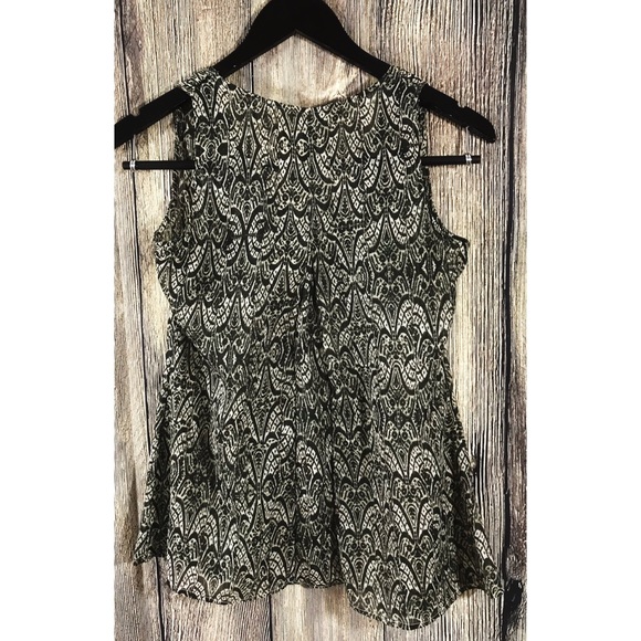 Converse One Star Sleeveless Pleated Top Blouse - Picture 4 of 4